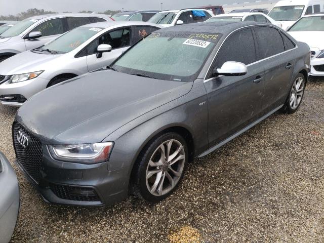 WAUKGAFL0FA066981 - 2015 AUDI S4 PRESTIG GRAY photo 2