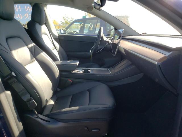 7SAYGDEE2NF437052 - 2022 TESLA MODEL Y أزرق صورة 5