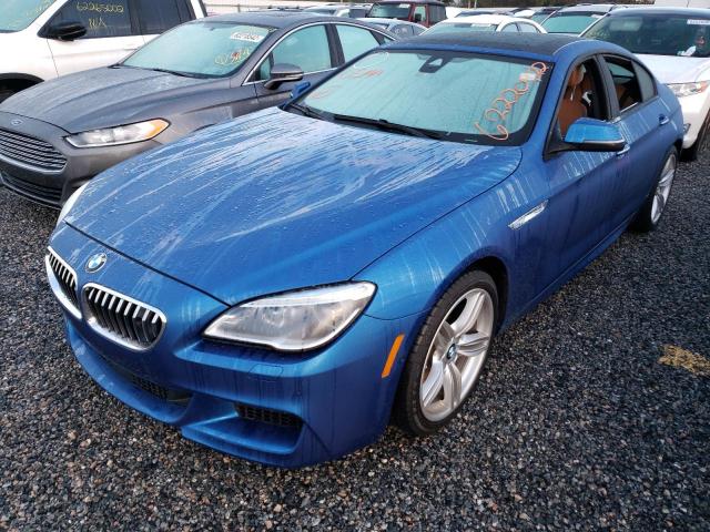 WBA6D4C57JD985904 - 2018 BMW 650 I GRAN BLUE photo 2