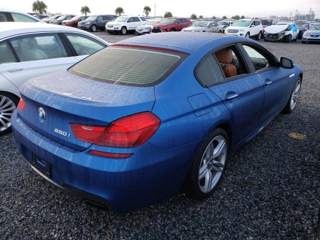 WBA6D4C57JD985904 - 2018 BMW 650 I GRAN BLUE photo 4