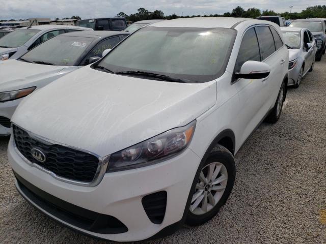 5XYPG4A39KG517496 - 2019 KIA SORENTO L WHITE photo 2