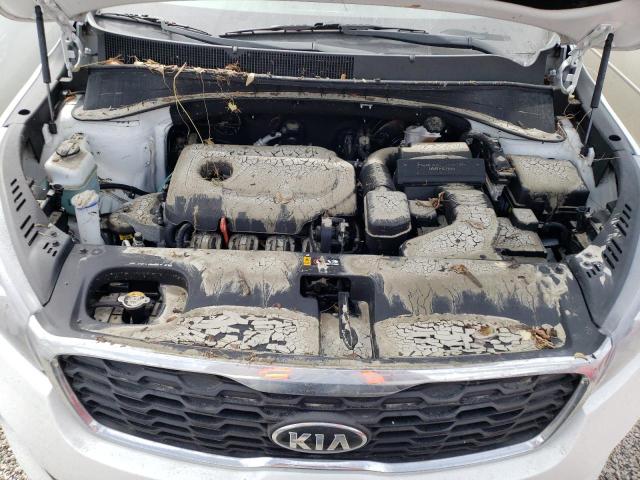 5XYPG4A39KG517496 - 2019 KIA SORENTO L WHITE photo 7