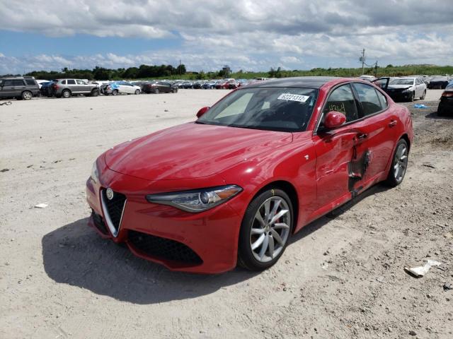 ZARFAMBN0N7656663 - 2022 ALFA ROMEO GIULIA SUP RED photo 2