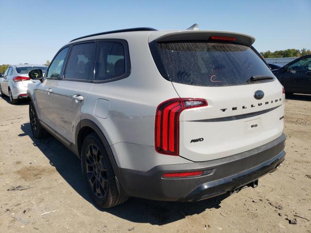 5XYP3DHC4MG155288 - 2021 KIA TELLURIDE GRAY photo 3