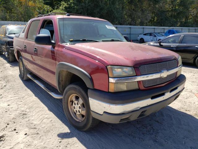 3GNEK12T34G178751 - 2004 CHEVROLET AVALANCHE MAROON photo 1