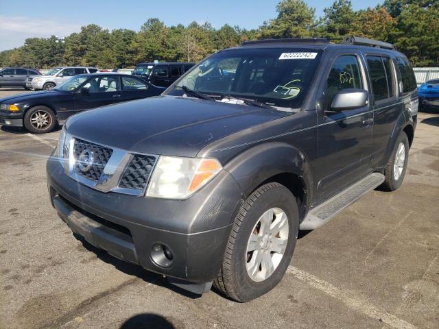 5N1AR18W76C600557 - 2006 NISSAN PATHFINDER GRAY photo 2