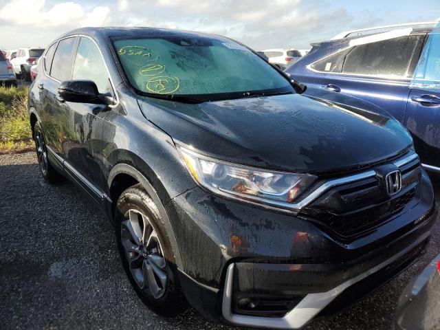 5J6RW1H80MA011175 - 2021 HONDA CR-V EXL BLACK photo 1