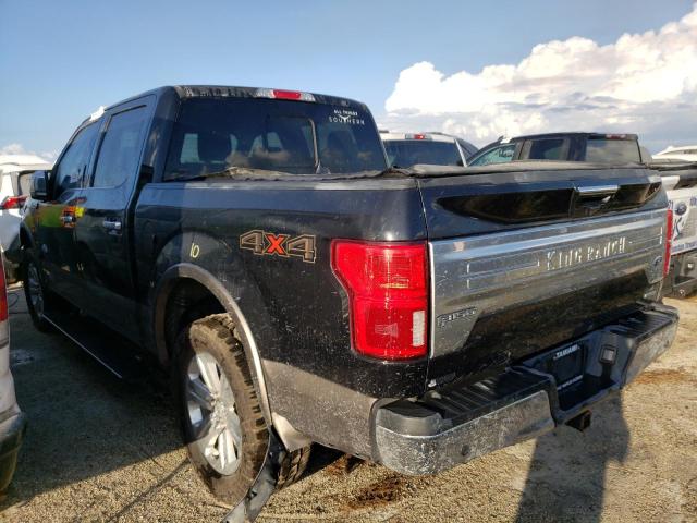 1FTEW1E45KFB88701 - 2019 FORD F150 SUPER BLACK photo 3