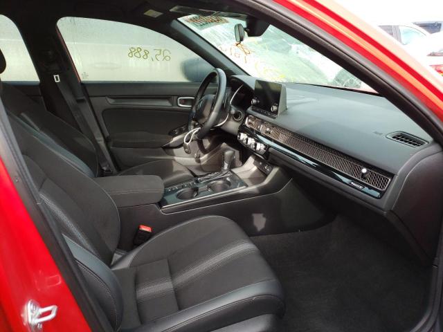 2HGFE2F59NH520891 - 2022 HONDA CIVIC SPOR RED photo 5