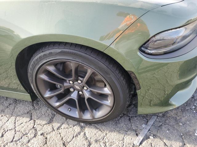 2C3CDXGJ7MH684527 - 2021 DODGE CHARGER SC GREEN photo 10