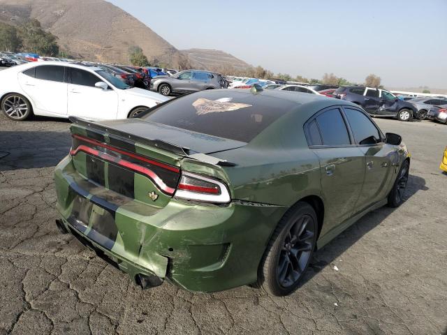 2C3CDXGJ7MH684527 - 2021 DODGE CHARGER SC GREEN photo 4