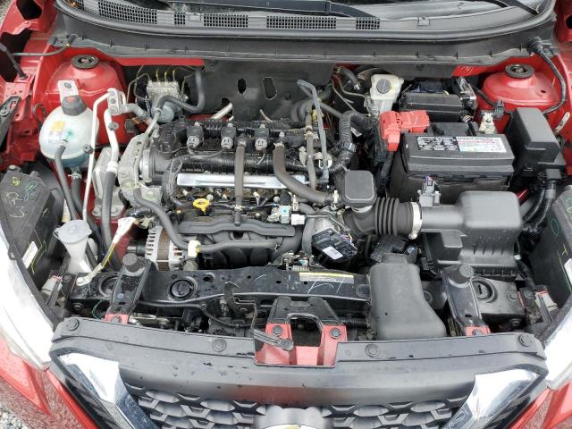 3N1CP5CU2KL554931 - 2019 NISSAN KICKS S RED photo 12