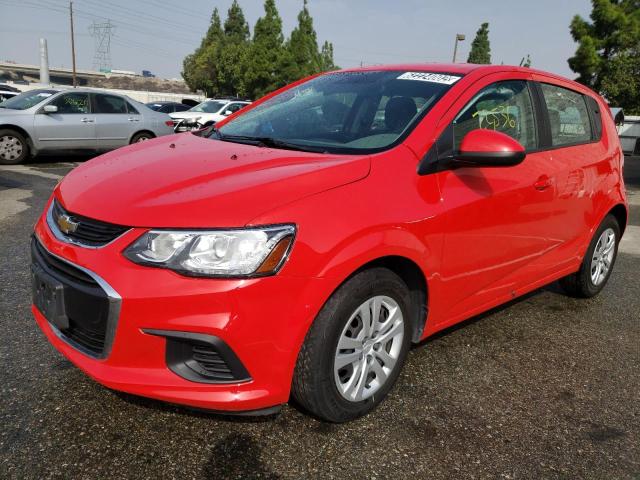 1G1JG6SB7L4130333 - 2020 CHEVROLET SONIC RED photo 1