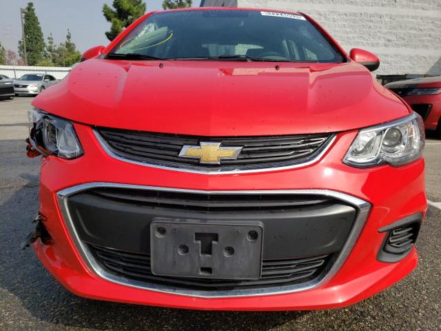 1G1JG6SB7L4130333 - 2020 CHEVROLET SONIC RED photo 5