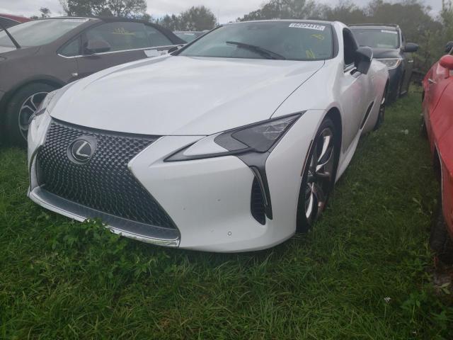 JTHHP5AY7JA000264 - 2018 LEXUS LC 500 WHITE photo 2