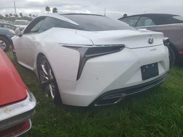 JTHHP5AY7JA000264 - 2018 LEXUS LC 500 WHITE photo 3