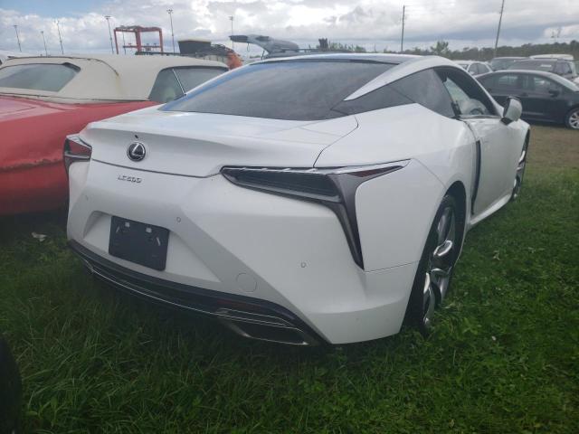 JTHHP5AY7JA000264 - 2018 LEXUS LC 500 WHITE photo 4