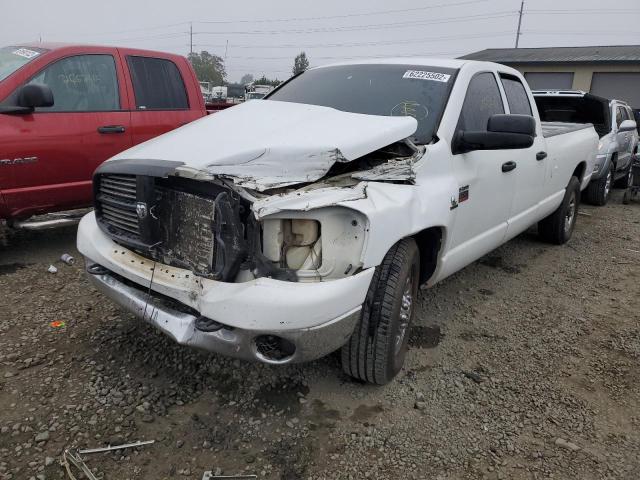 3D7KR28A28G155671 - 2008 DODGE RAM 2500 S WHITE photo 2