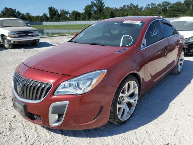 2G4GT5GX1F9194652 - 2015 BUICK REGAL GS ბურგუნდია ფოტო 2