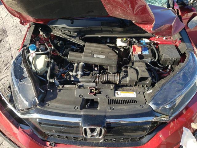 7FARW1H81ME009677 - 2021 HONDA CR-V EXL RED photo 7