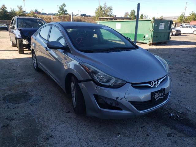 5NPDH4AE5GH690319 - 2016 HYUNDAI ELANTRA SE GRAY photo 1