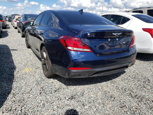 KMTG44LA6KU027182 - 2019 GENESIS G70 PRESTI BLUE photo 3