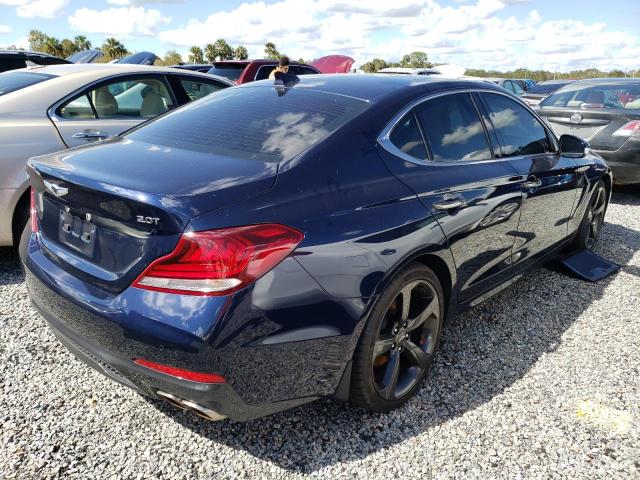 KMTG44LA6KU027182 - 2019 GENESIS G70 PRESTI BLUE photo 4