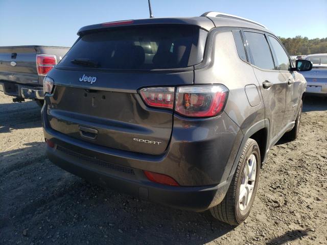 3C4NJCAB9JT211125 - 2018 JEEP COMPASS SP GRAY photo 4