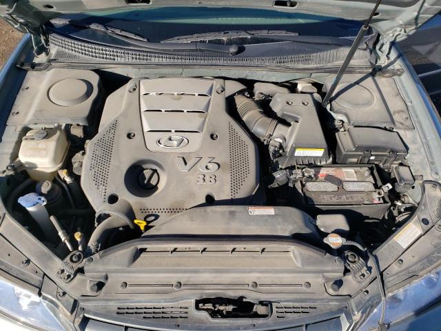 KMHFC46F46A050127 - 2006 HYUNDAI AZERA SE GRAY photo 7