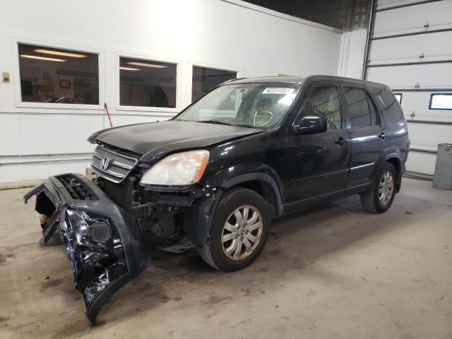 JHLRD78926C022809 - 2006 HONDA CR-V BLACK photo 2