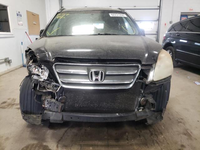 JHLRD78926C022809 - 2006 HONDA CR-V BLACK photo 9