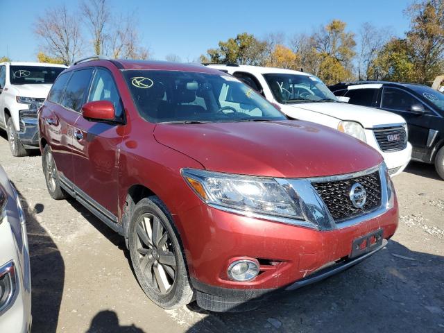 5N1AR2MM1FC701135 - 2015 NISSAN PATHFINDER BURGUNDY photo 1