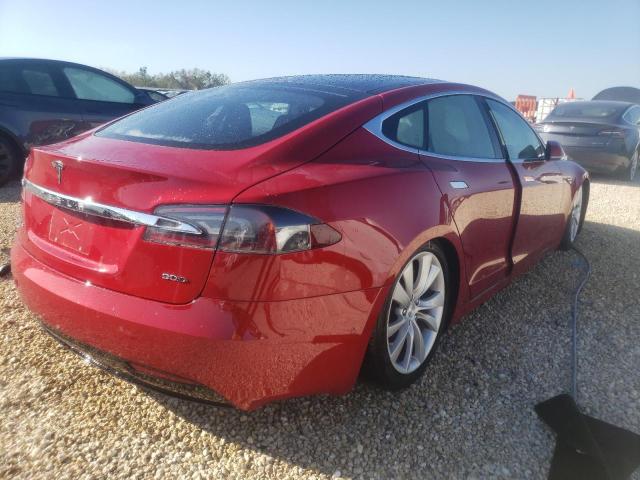 5YJSA1E29GF146480 - 2016 TESLA MODEL S Կարմիր լուսանկար 4