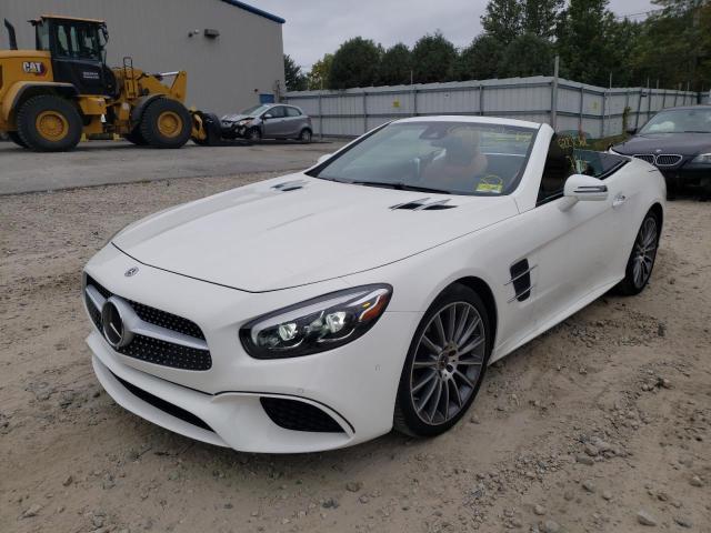 W1KJK6GAXLF061007 - 2020 MERCEDES-BENZ SL 450 WHITE photo 2