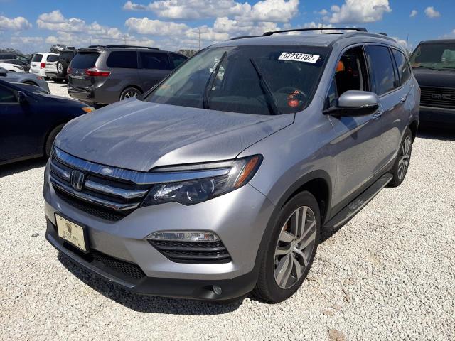 5FNYF6H0XHB082096 - 2017 HONDA PILOT ELIT SILVER photo 2