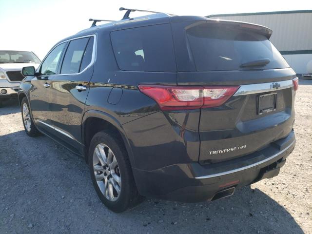 1GNEVNKW4LJ187691 - 2020 CHEVROLET TRAVERSE H BLACK photo 3