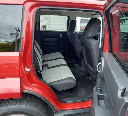 1D8GU28K87W663460 - 2007 DODGE NITRO SXT RED photo 6