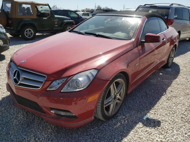 WDDKK7DF3CF163355 - 2012 MERCEDES-BENZ E 550 RED photo 2