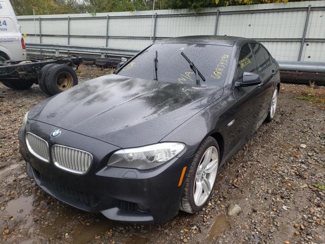 WBAFU9C5XDDY72479 - 2013 BMW 550 XI CHARCOAL photo 2