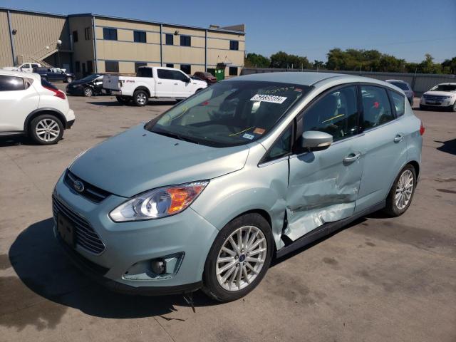 1FADP5BU2DL521757 - 2013 FORD C-MAX SEL GREEN photo 2