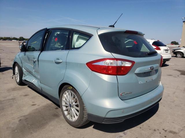 1FADP5BU2DL521757 - 2013 FORD C-MAX SEL GREEN photo 3