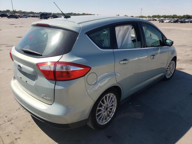 1FADP5BU2DL521757 - 2013 FORD C-MAX SEL GREEN photo 4