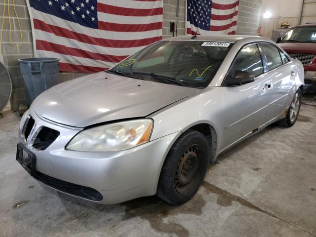 1G2ZF57B284134740 - 2008 PONTIAC G6 VALUE L SILVER photo 2