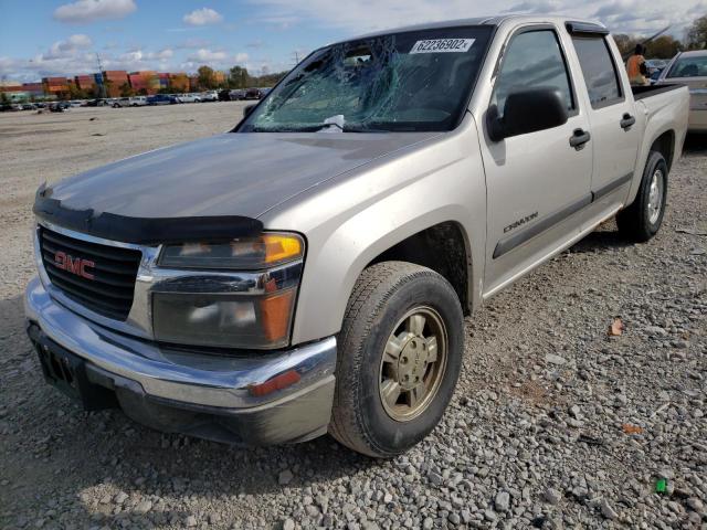 1GTCS136058288480 - 2005 GMC CANYON GRAY photo 2