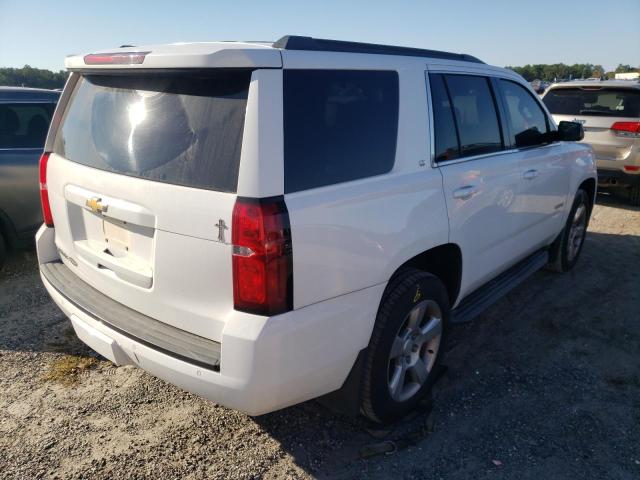 1GNSKBKC0FR205352 - 2015 CHEVROLET TAHOE K150 WHITE photo 4