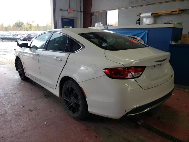 1C3CCCAB0FN669584 - 2015 CHRYSLER 200 LIMITE WHITE photo 3