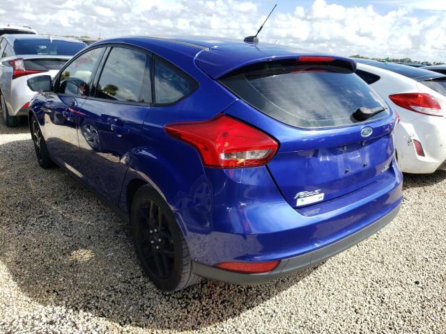 1FADP3K23FL304689 - 2015 FORD FOCUS SE BLUE photo 3