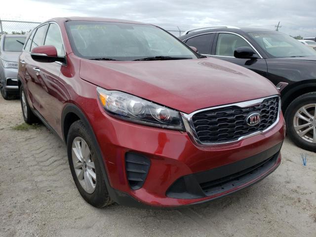 5XYPG4A30KG575805 - 2019 KIA SORENTO L RED photo 1