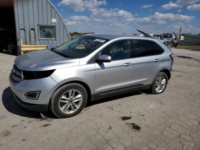 2FMTK3J95FBC22784 - 2015 FORD EDGE SEL SILVER photo 2