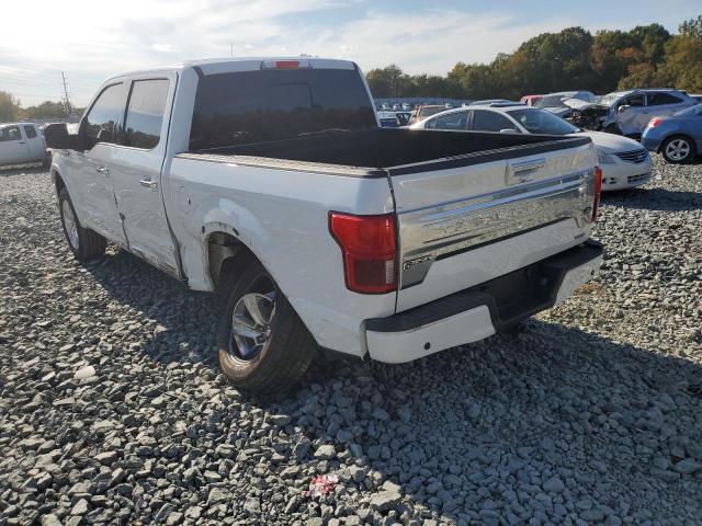 1FTEW1E48LFA69249 - 2020 FORD F150 SUPER WHITE photo 3